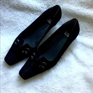 Black Suede Stuart Weitzman Shoes